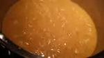 pumpkin thyme soup simmering