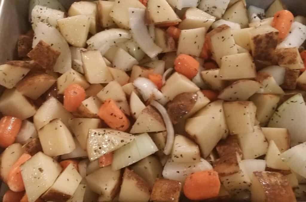 veggies with thyme