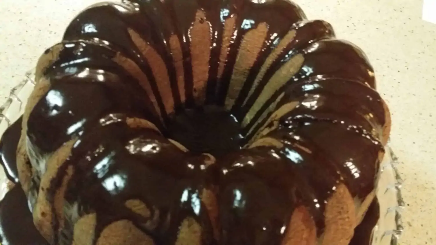 Chocolate Poundcake with chocolate ganache