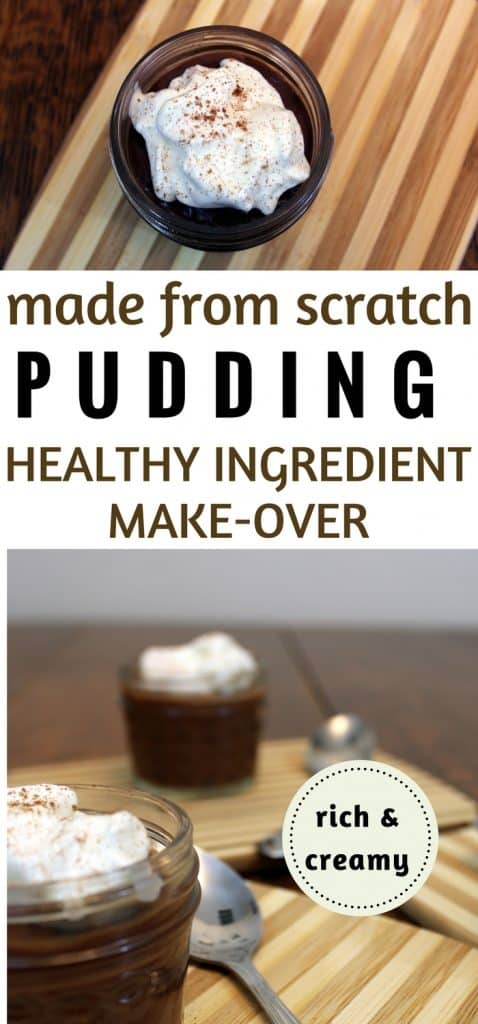 Rich & Creamy Made from Scratch "Healthy" Chocolate Pudding