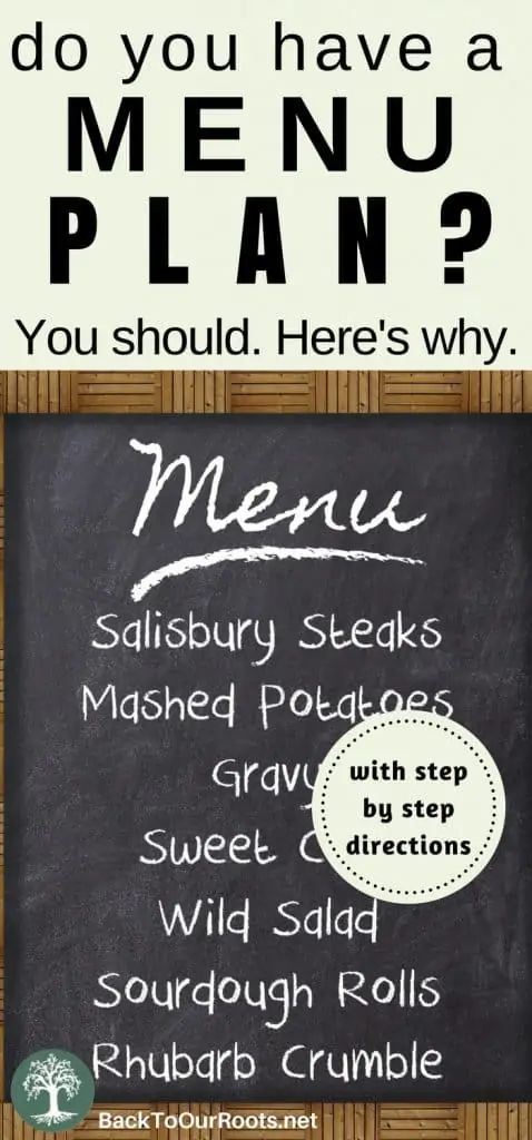 Menu Planning~What it Is & How to do It