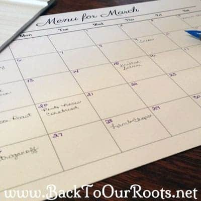 Menu Planning ~ What It Is and How To Do It