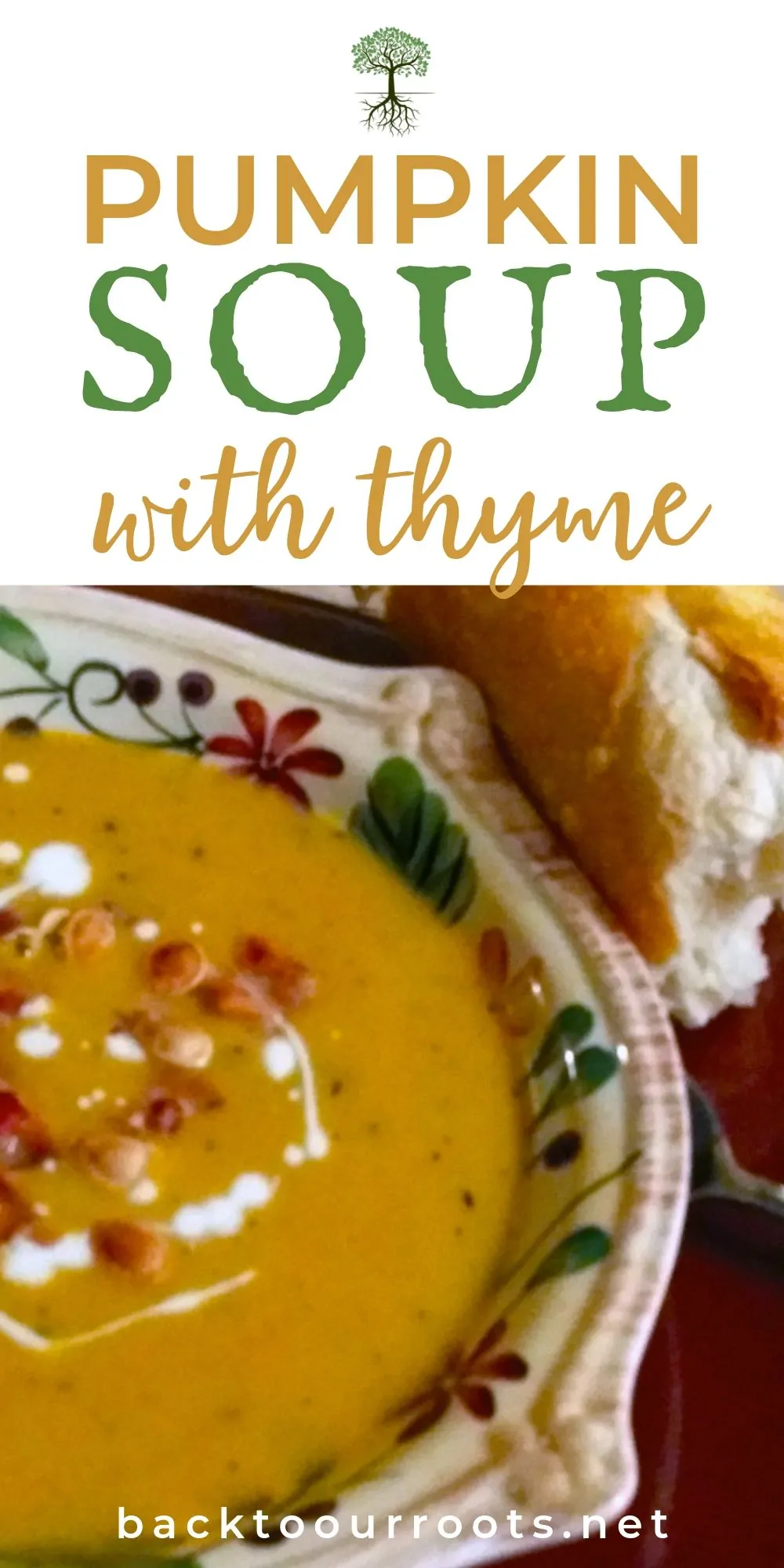 Savory Pumpkin Thyme Soup