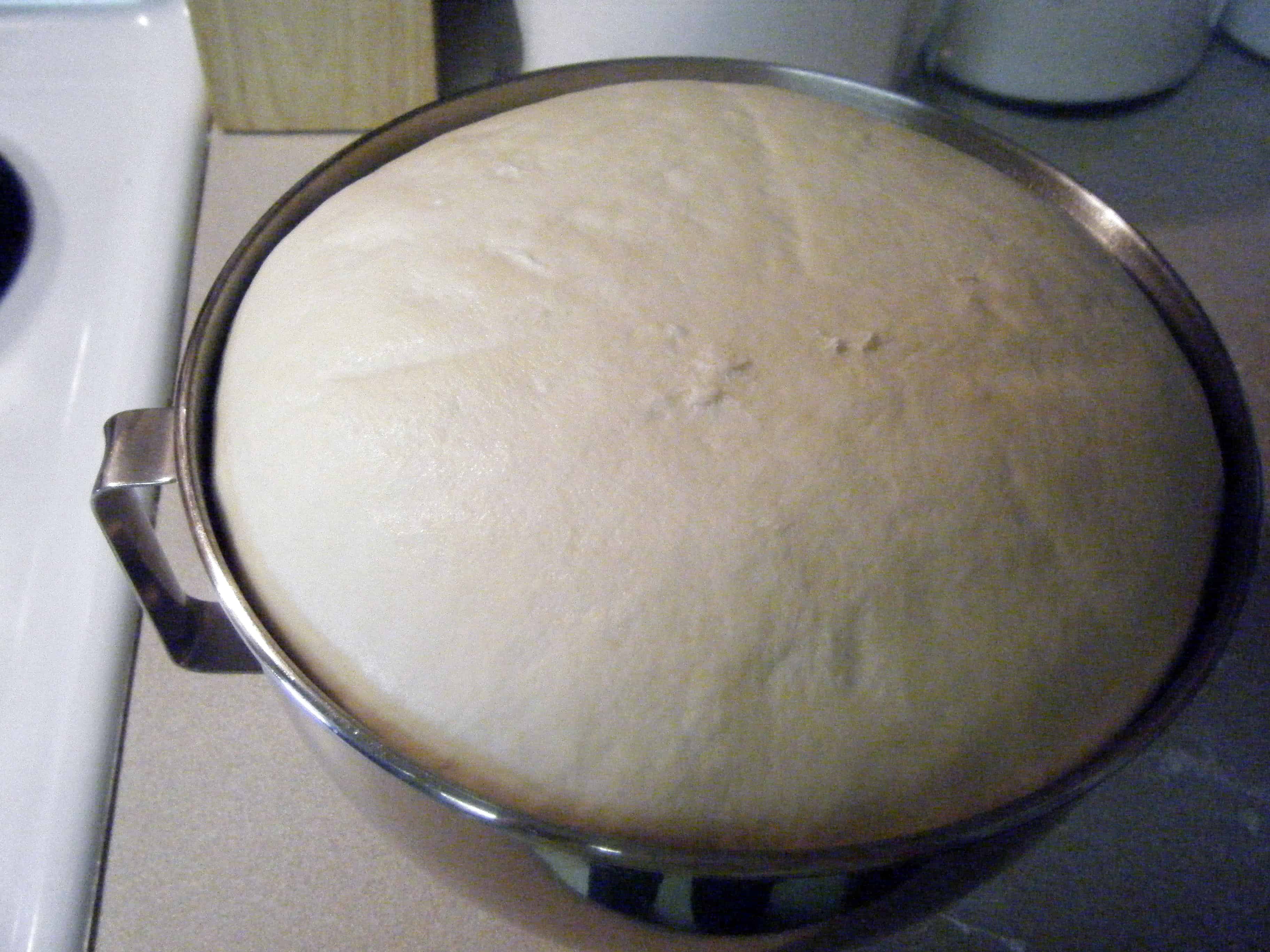 Sourdough English Muffin dough first rise