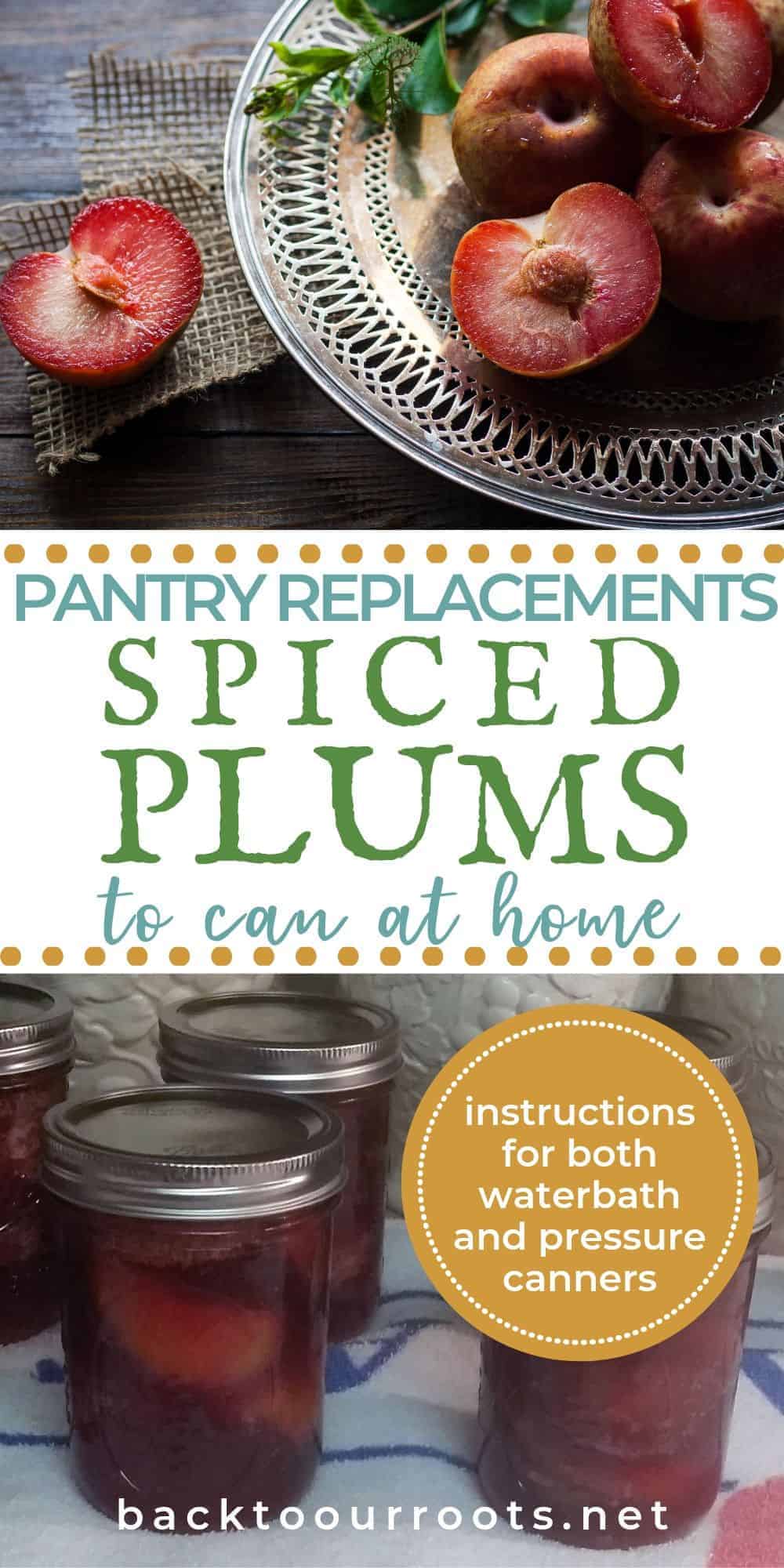 How to Can Spiced Plums