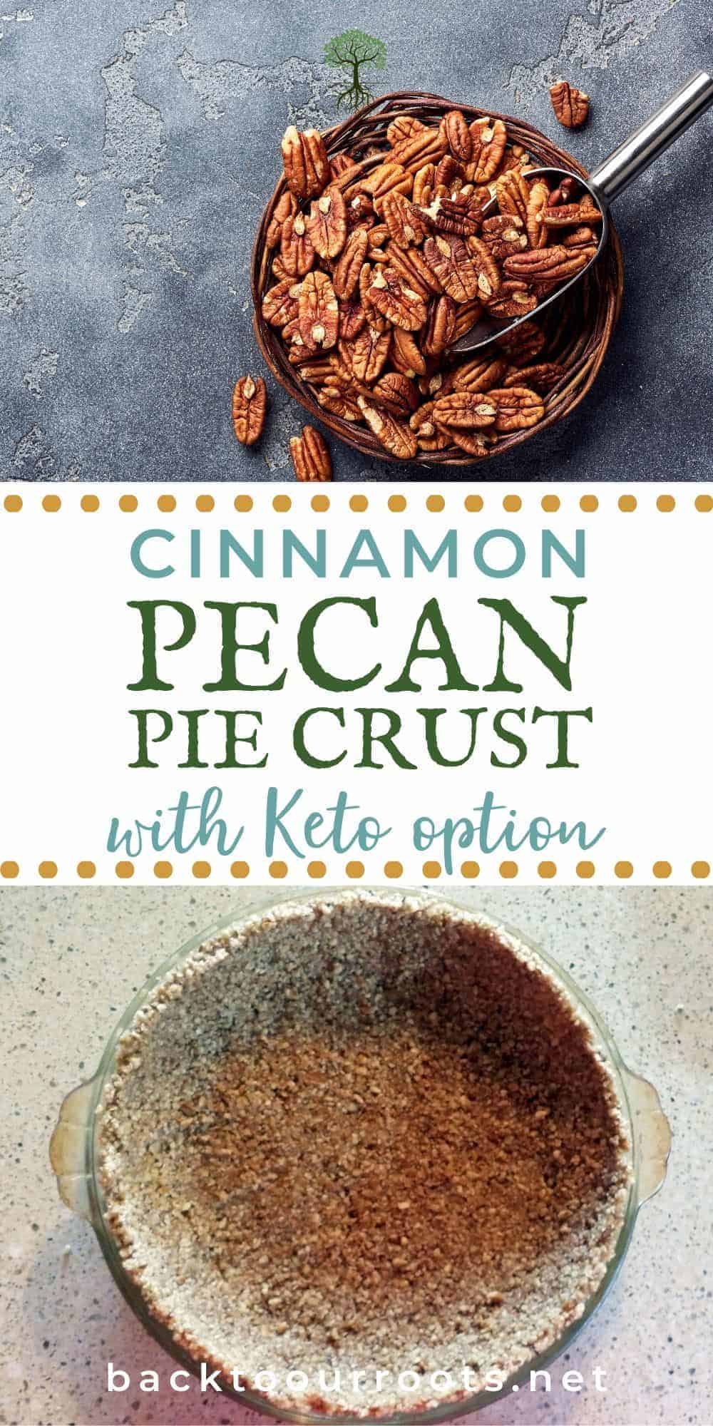 pie crust made with pecans