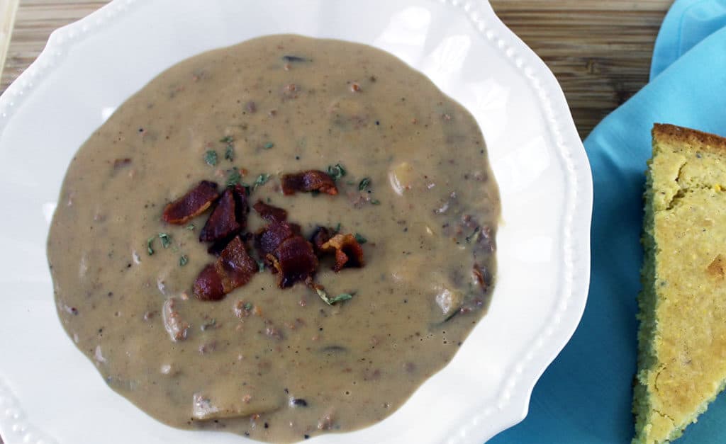 Delicious, Hearty Beef and Bacon Chowder