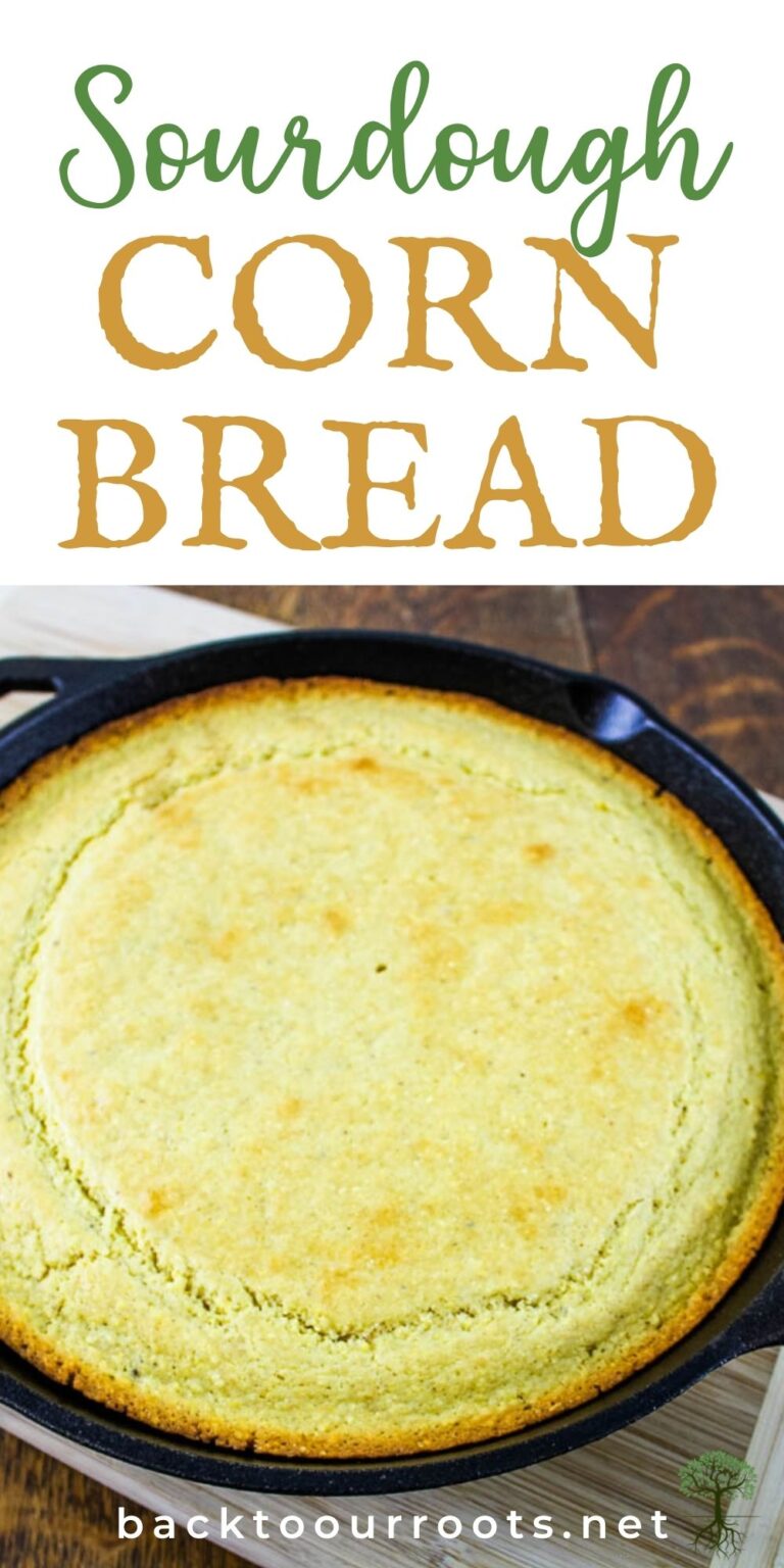 Easy Sourdough Cornbread